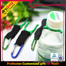 Printed polyester lanyard bottle holder